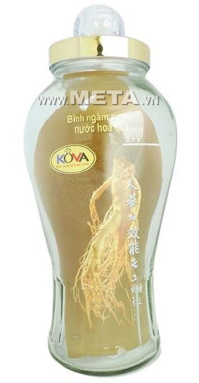 Bình ngâm rượu, nước hoa quả Kova 2,7 lít BNR2.7