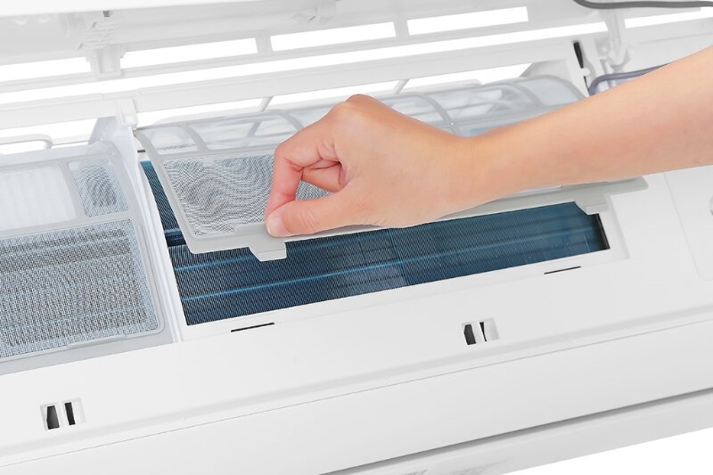 Điều Hòa Nagakawa 12000 BTU inverter 1 chiều NIS-C12R2H10 lọc không khí