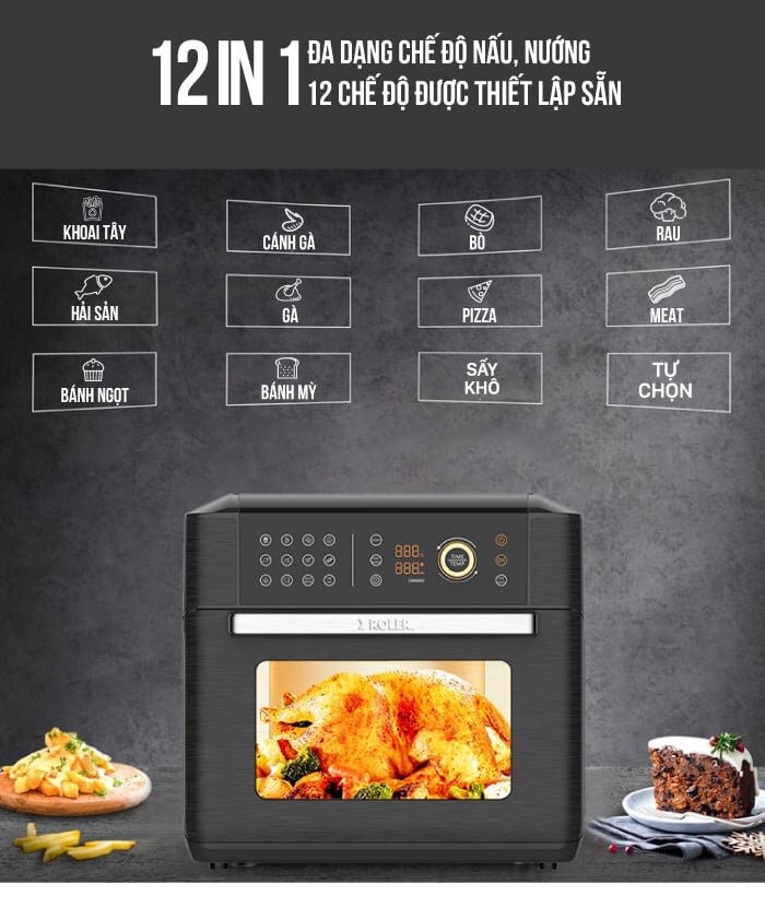 Nồi chiên không dầu Roler  