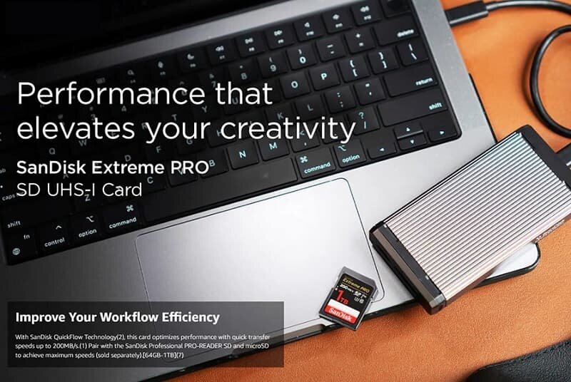 Thẻ Nhớ MicroSDXC SanDisk Extreme Pro V30 A2 1TB 200MB/s SDSQXCD-1T00-GN6MA 2