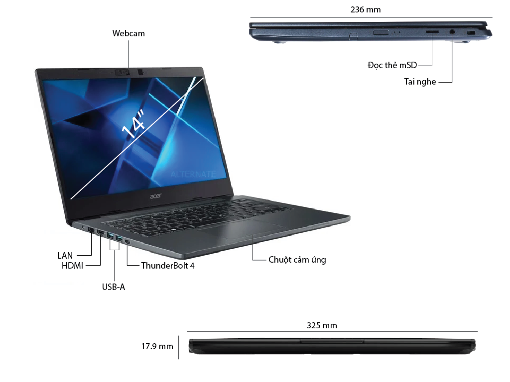 Laptop Acer TravelMate P4