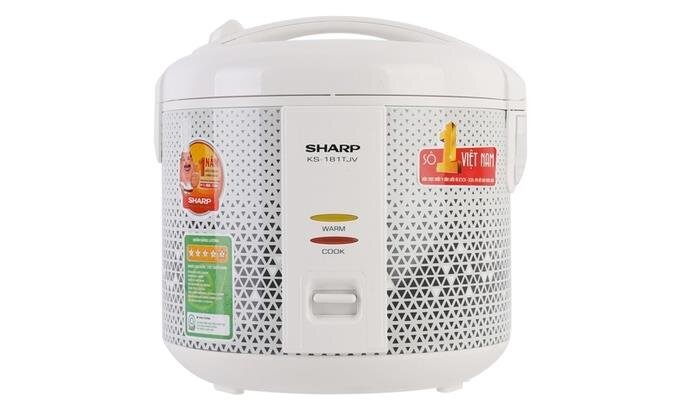 Nồi cơm điện 1.8 Lít Sharp KS-181TJV Nồi cơm điện 1.8 Lít Sharp KS-181TJV