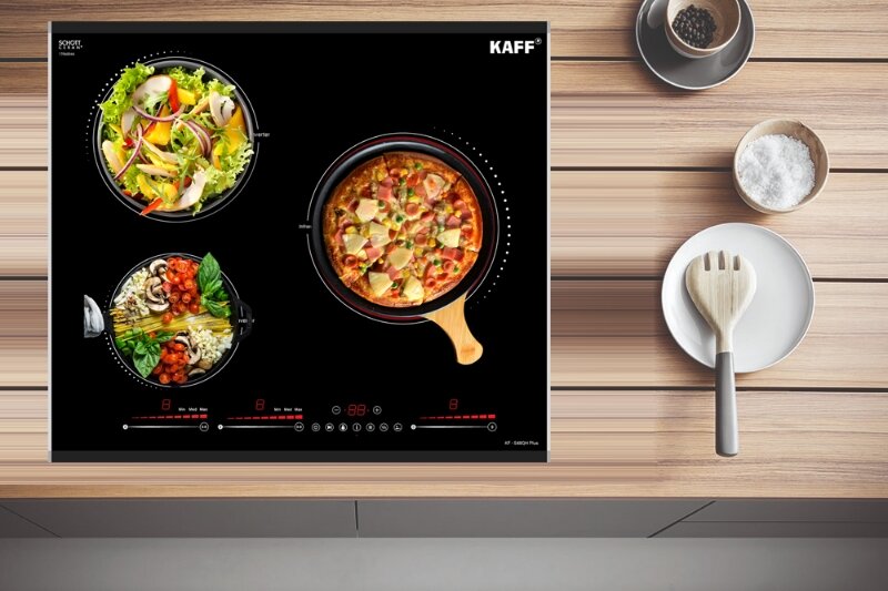 Bếp điện từ ba Kaff KF-S48QH