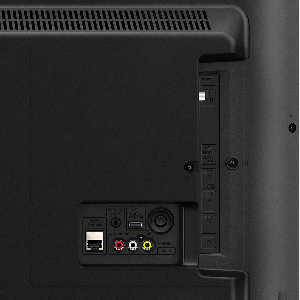 Hệ thống cổng kết nối trên tivi Sharp Full HD 42 inch 2T-C42EG1X