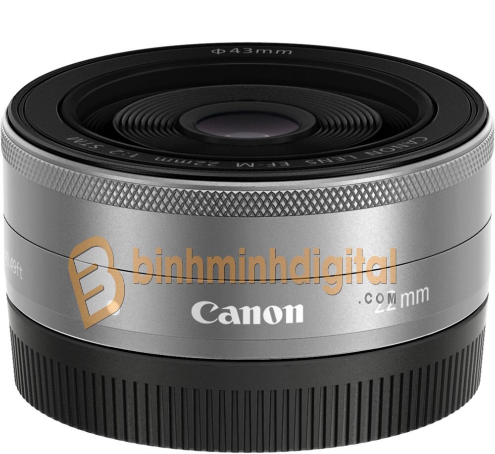 Ống Kính Canon EF-M 22mm F2 STM (Bạc)
