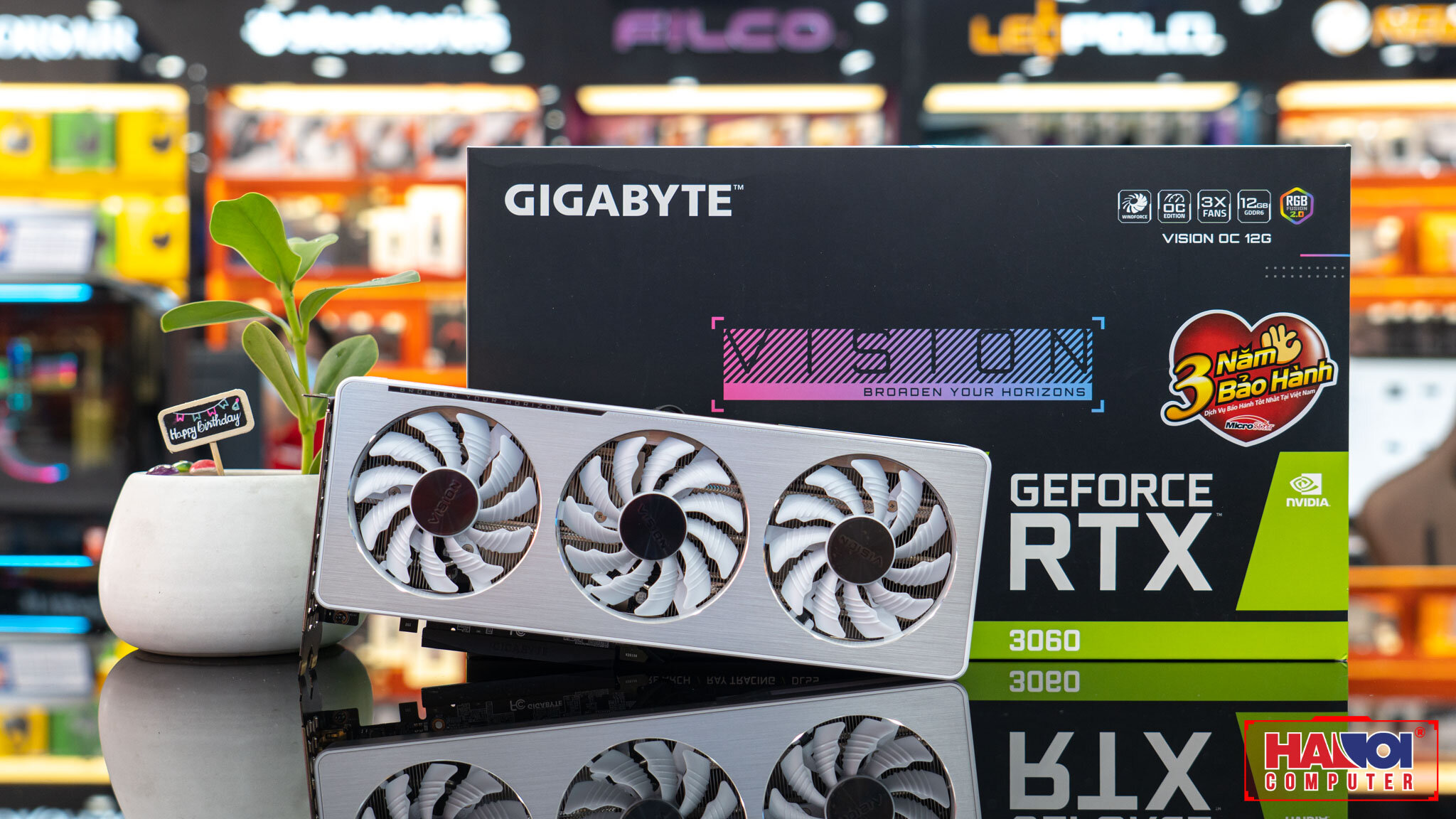 Card màn hình Gigabyte RTX 3060 VISION OC 12GD-V2
