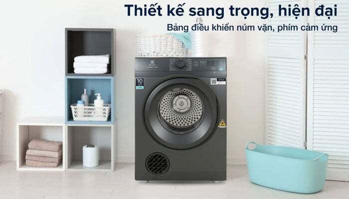 máy sấy thông hơi Electrolux UltimateCare EDV904N3SC có thiết kế hiện đại máy sấy thông hơi Electrolux UltimateCare EDV904N3SC có thiết kế hiện đại