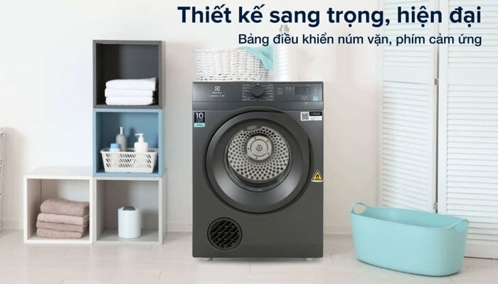 máy sấy thông hơi Electrolux UltimateCare EDV904N3SC có thiết kế hiện đại