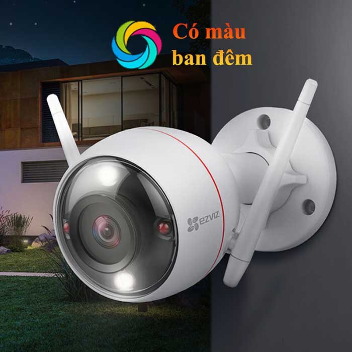Camera IP Wifi 2MP EZVIZ C3W Color Night Pro (A0-3H2WFL)/ phát hiện người (1080P,2.8mm,H.265) (ID: 58310)