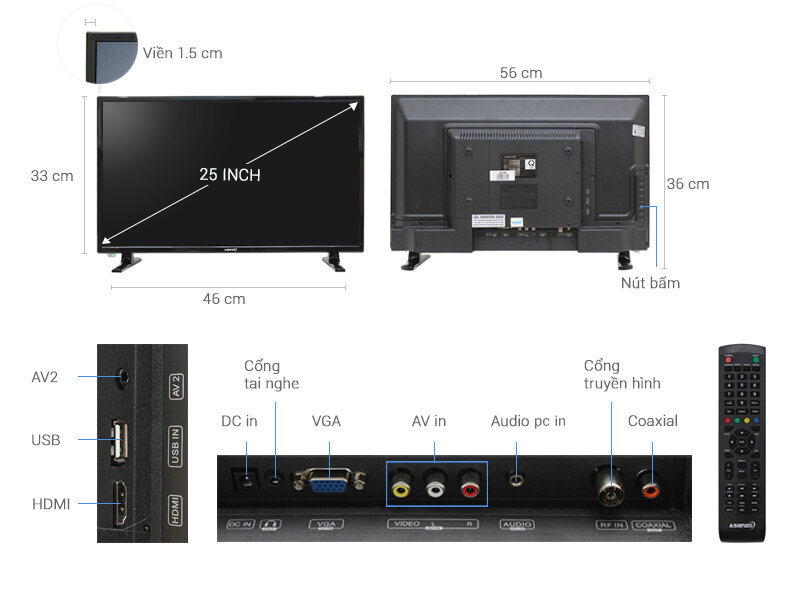 Tivi Asanzo 25 inch 25T350 Tivi Asanzo 25 inch 25T350