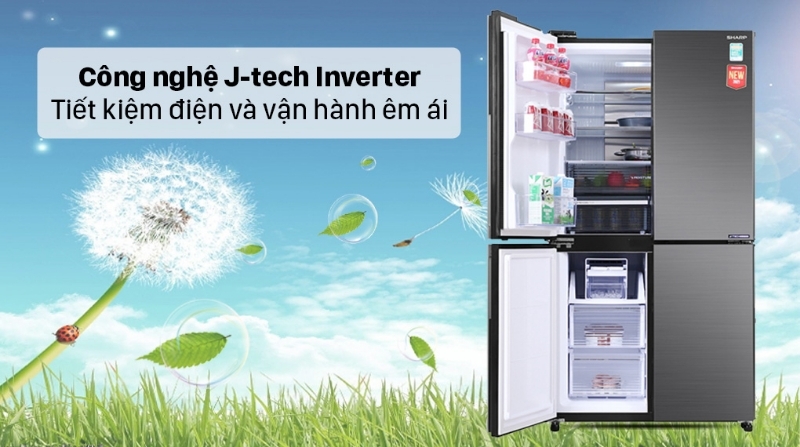 Tủ lạnh Sharp 572 lít SJ-FXP650VG-SL 4 Tủ lạnh Sharp 572 lít SJ-FXP650VG-SL