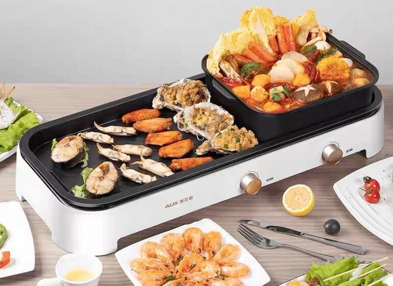 Bếp lẩu nướng điện đa năng AUX KS-119