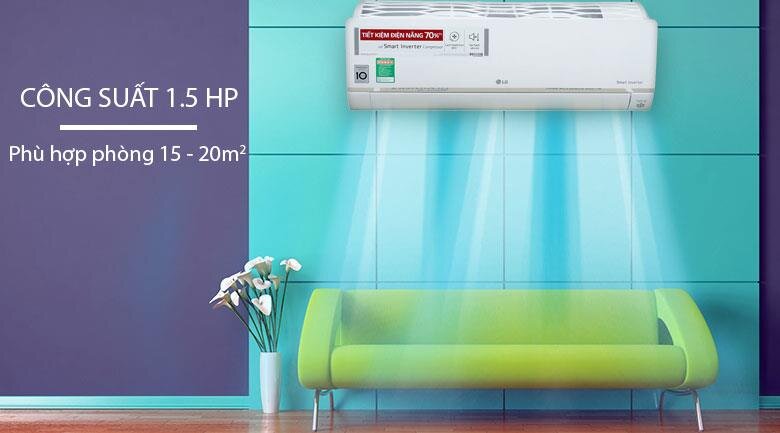 Điều hòa 1 chiều Inverter LG V13APH 12.000BTU Dual Cool