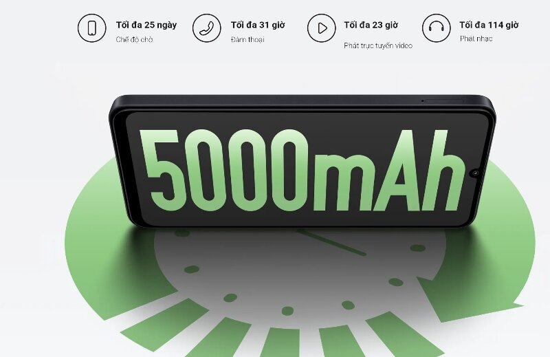 Điện thoại Xiaomi Redmi 13C 6GB/128GB pin khủng