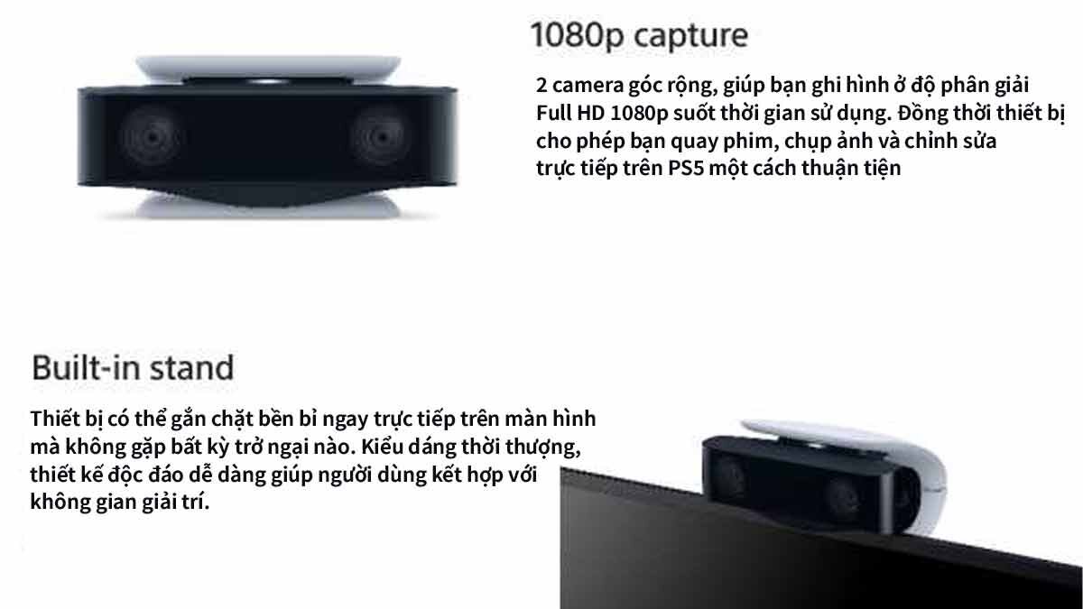 Thiết bị sở hữu 2 camera độ phân giải Full HD rõ ràng, chi tiết sắc nét