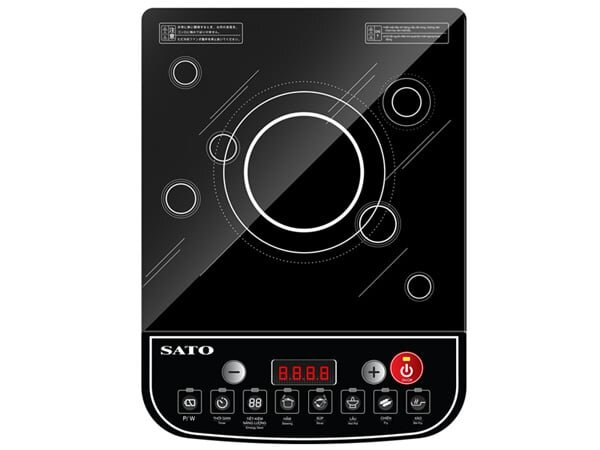 Bếp từ đơn Sato BT062 có bảng điều khiển dễ sử dụng Bếp từ đơn Sato BT062