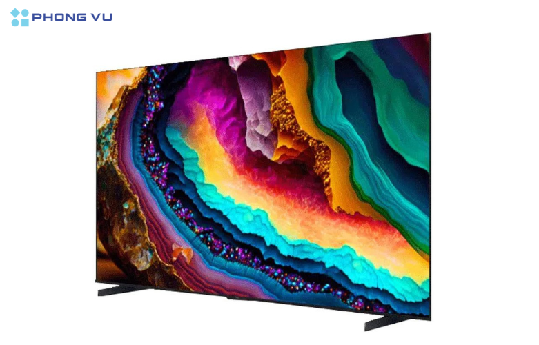 Google Tivi TCL 4K 98 inch 98P745 có vẻ ngoài sang trọng, viền siêu mỏng