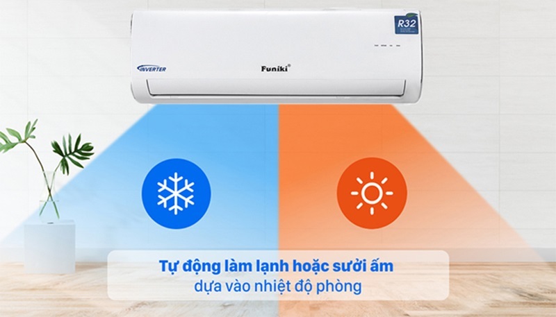 Điều hòa Funiki Inverter 12000 BTU 2 chiều HIH12TMU gas R-32 3 Điều hòa Funiki Inverter 12000 BTU 2 Chiều HIH12TMU thiết kế