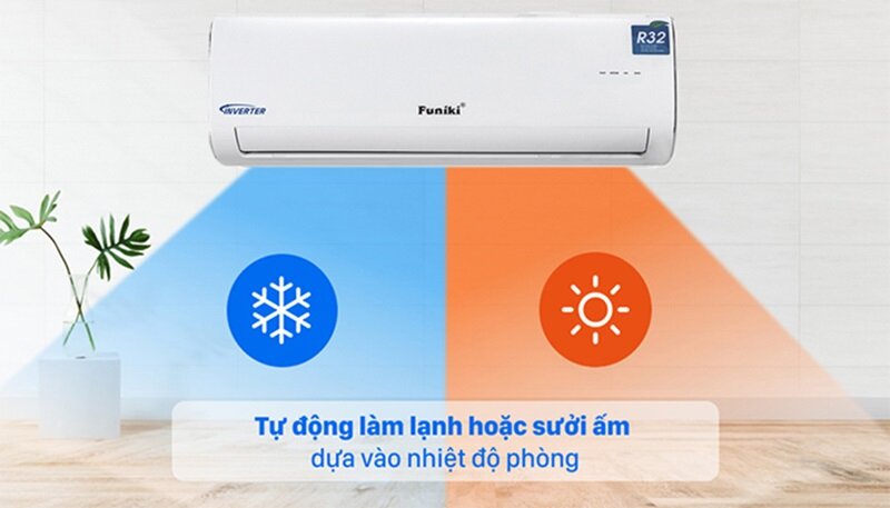 Điều hòa Funiki Inverter 12000 BTU 2 Chiều HIH12TMU thiết kế