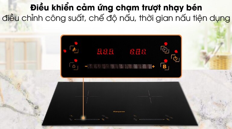 Bếp từ âm 2 vùng nấu Kangaroo KG856i