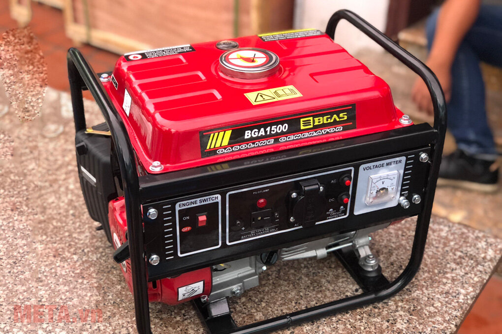 Máy phát điện chạy xăng Bgas BGA1500 Máy phát điện chạy xăng Bgas BGA1500