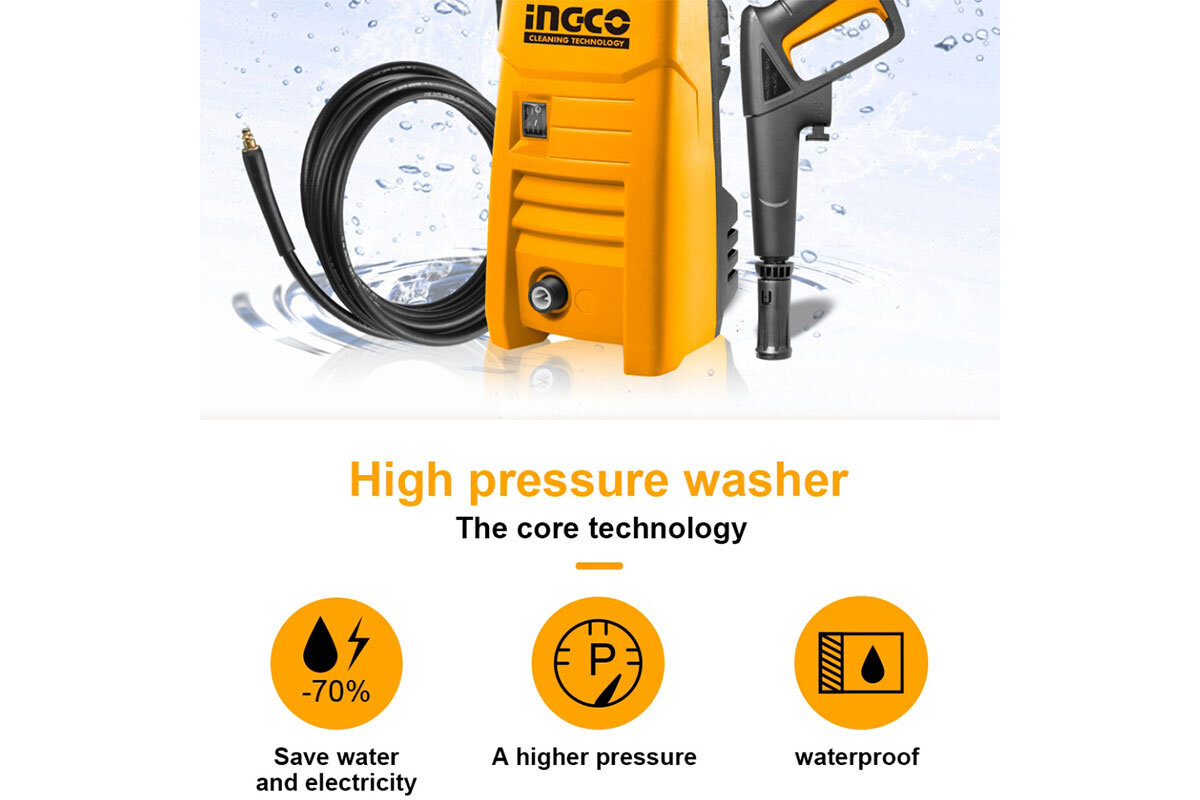 Máy xịt rửa INGCO HPWR12001