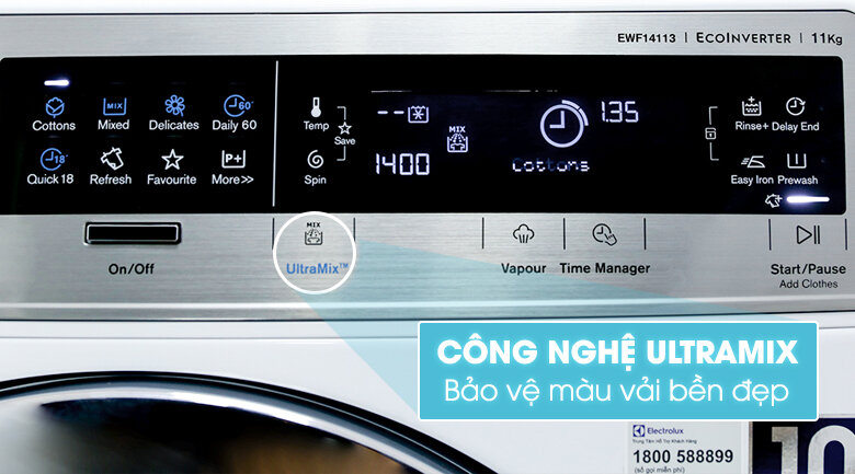 Máy giặt Electrolux Inverter 11 kg EWF14113 Máy giặt Electrolux Inverter 11 kg EWF14113