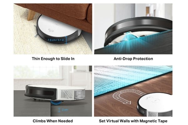 Thiết kế Robot hút bụi Tapo RV10 ưu việt Robot hút bụi Tapo RV10