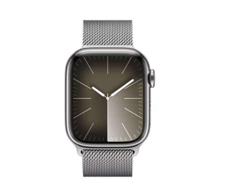 Đồng hồ thông minh Apple Watch S9 LTE 45mm viền thép không gỉ dây thép