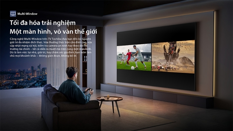 Smart Tivi Mini LED Toshiba AI 4K 75 inch 75Z770RP
