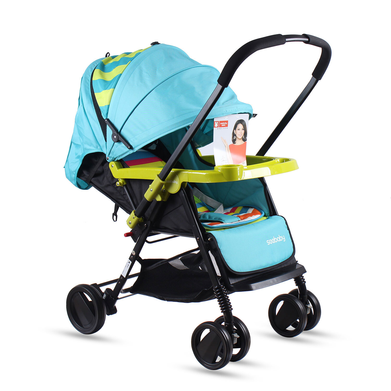  Xe đẩy Seebaby T11A màu xanh