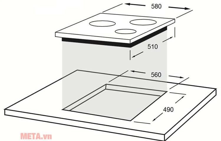 Bếp từ hồng ngoại kết hợp Faber FB-60H2I