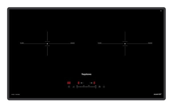 Bếp đôi điện từ Nagakawa UltraSlim NK2C28M