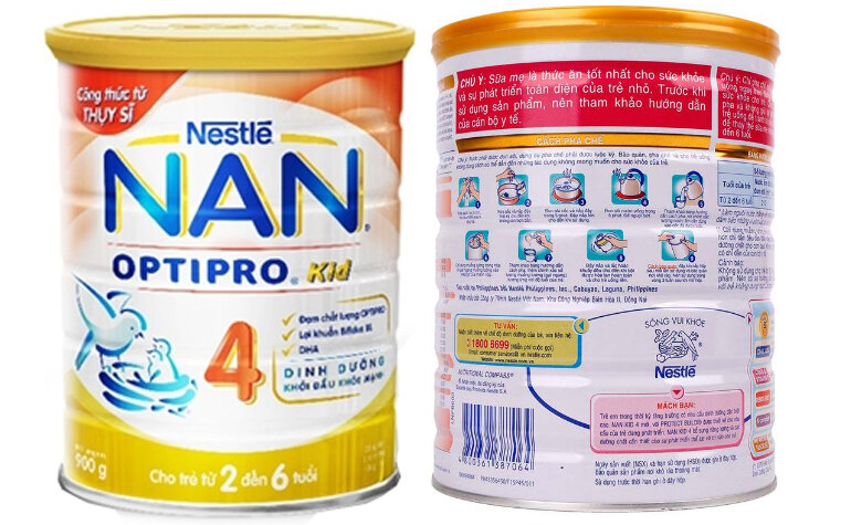 Sữa Nan 4 có tăng cân không?