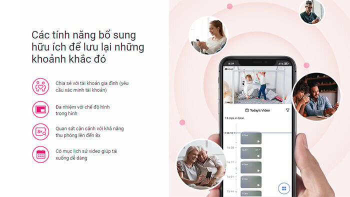 Camera trông trẻ 2MP wifi Ezviz BM1