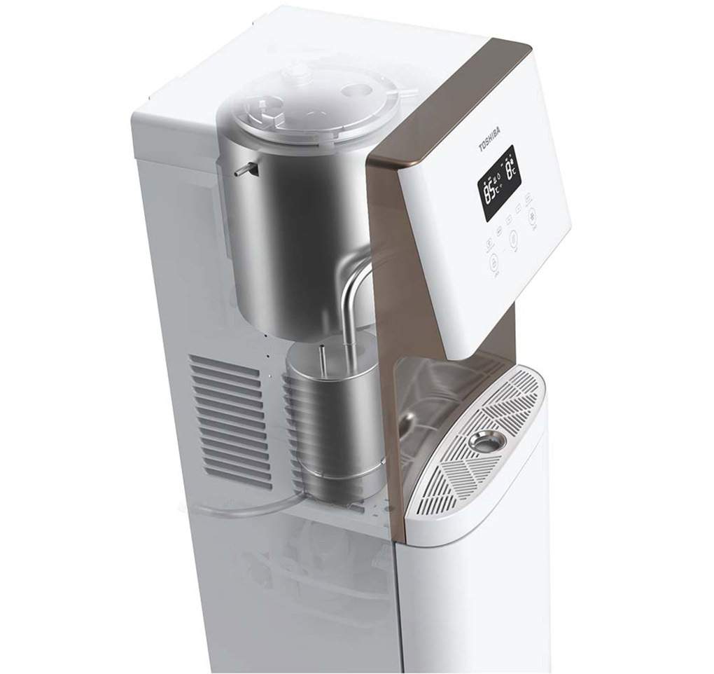 Máy lọc nước UV Toshiba TWP-W1630SVN(W) 4 Toshiba TWP-W1630SVN(W) cho phép điều chỉnh nhiệt độ nước nóng lạnh