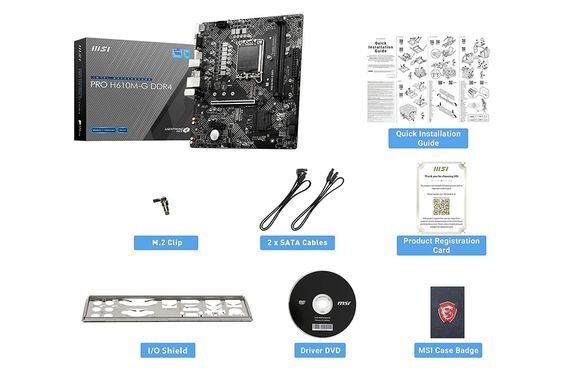 Mainboard MSI PRO H610M-E DDR4 - hình  6