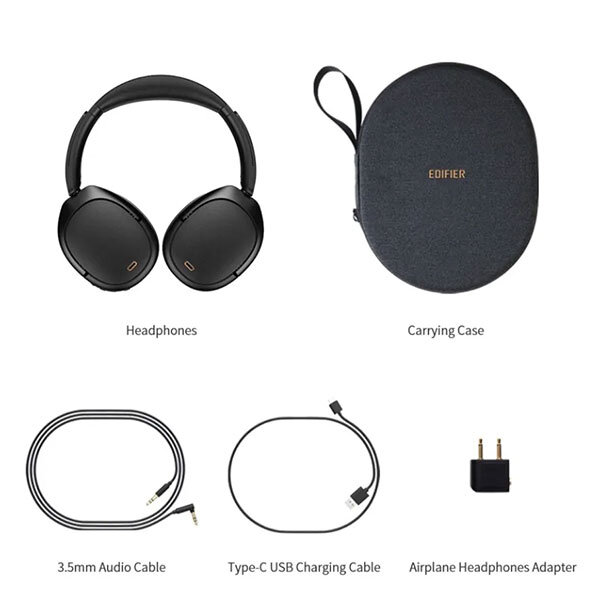 Tai nghe không dây chụp tai Edifier WH950NB - Màu đen