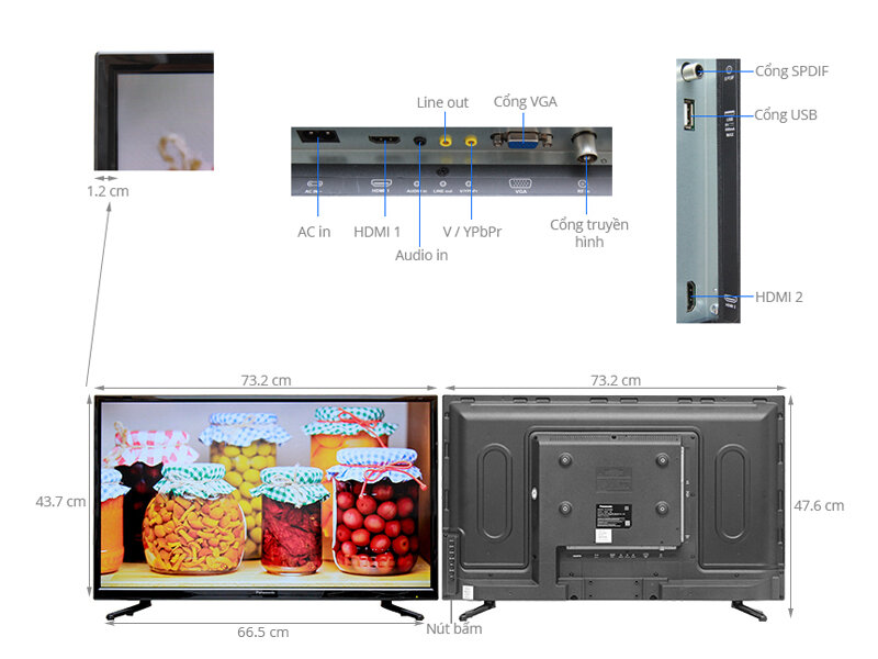 Tivi Panasonic 32 inch TH-32C300V Tivi Panasonic 32 inch TH-32C300V