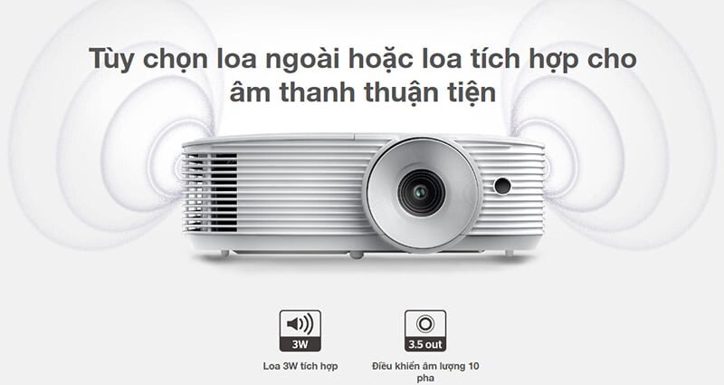 Loa có công suất hoạt động là 3W