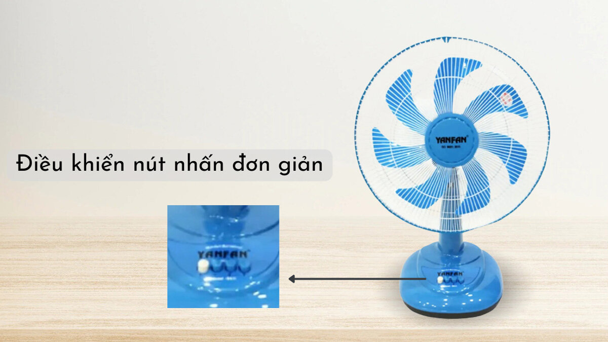 Yanfan B411 sử dụng điều khiển nút nhấn đơn giản