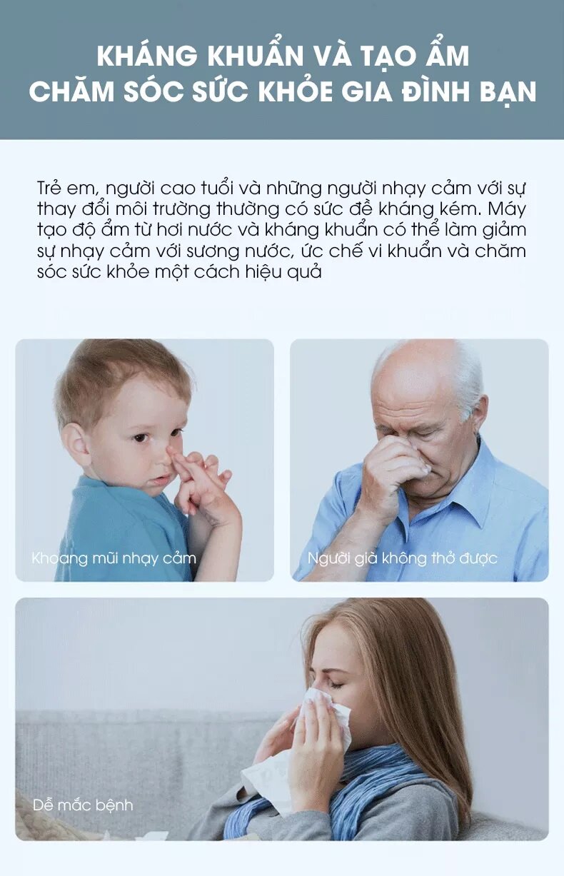 Máy tạo ẩm bay hơi tự nhiên Smartmi Evaporative Humidifier Gen 2 - Bản quốc tế - Màu trắng 