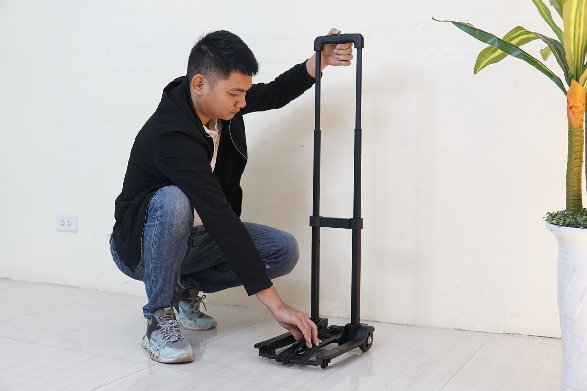 Xe đẩy hàng FujiHome thiết kế màu đen Xe đẩy hàng FujiHome