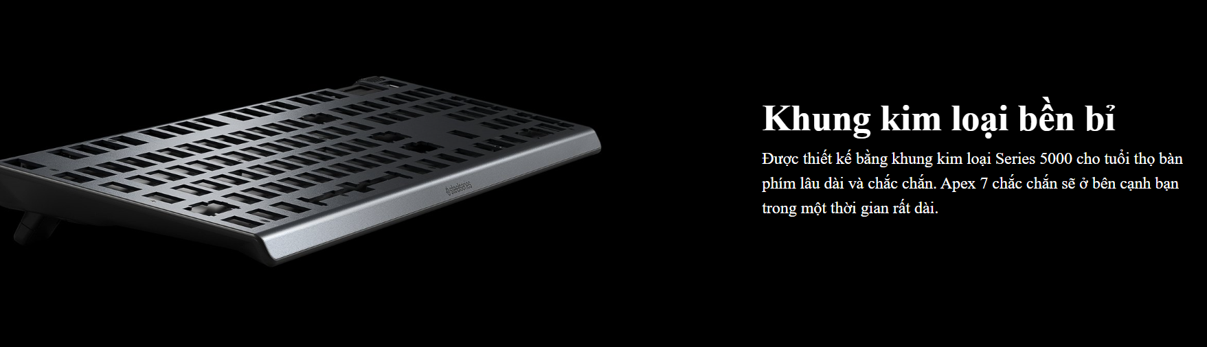 Bàn phím cơ Steelseries Apex 7 RGB Red sw (USB/64636)  5