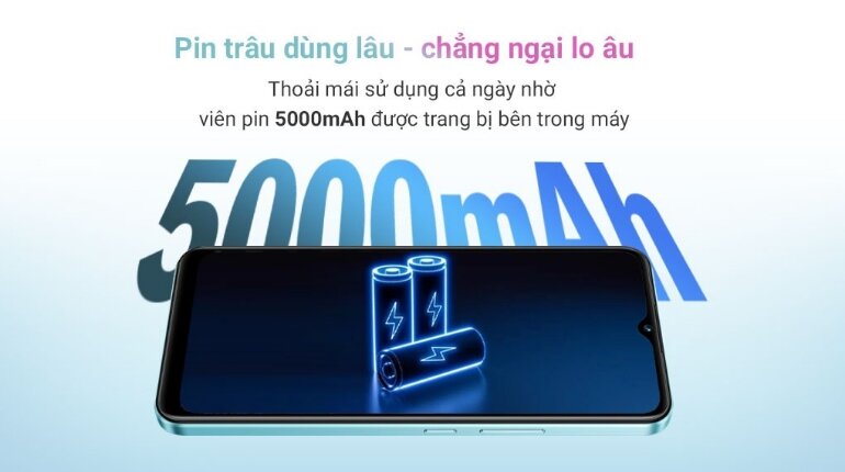 vivo y02s dung lượng pin