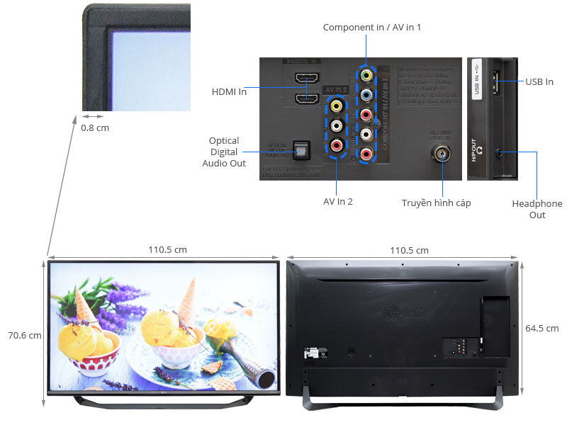 Tivi LG 49 inch 49UF670T