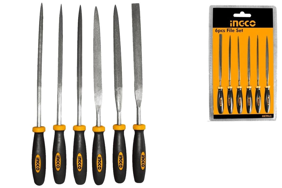 Bộ 6 dũa sắt 140mm INGCO HKTF63