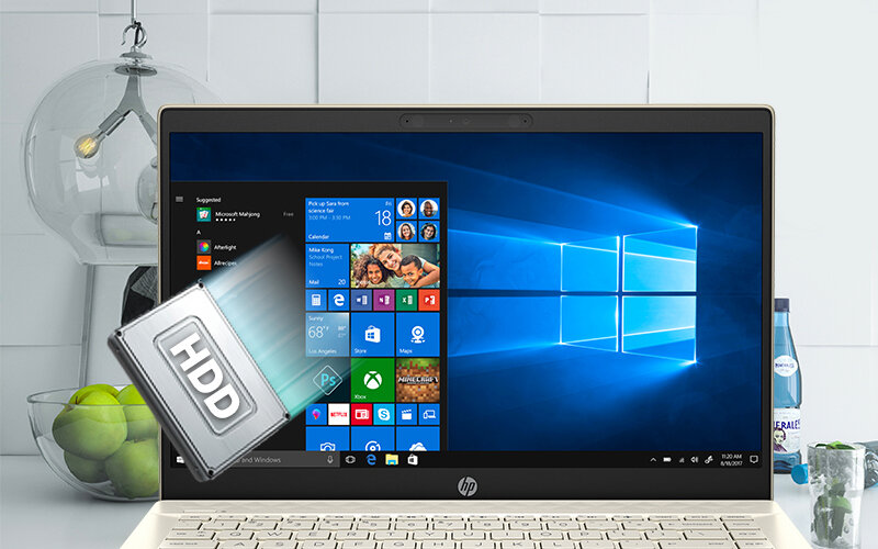 Laptop HP Pavilion 14-ce2041TU 6ZT94PA (Gold)