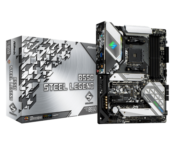 Mainboard ASROCK B550 Steel Legend (ảnh 1)