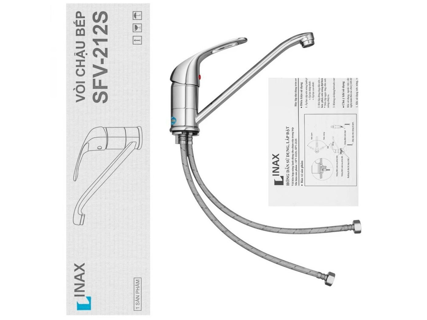 Inax SFV-212S làm từ đồng thau  Inax SFV-212S